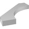 Ekena Millwork 3 1/2-in. W x 30-in. D x 34-in. H Westlake Architectural Grade PVC Knee Brace BRCP035X30X34WTL - alternate 3